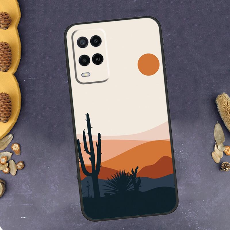 Plant Cactus Phone Case For Oppo A79 A18 A38 A58 A78 A98 A17 A40 A60 A80 A16 A76 A96 A15 A74 A94 A54 A77
