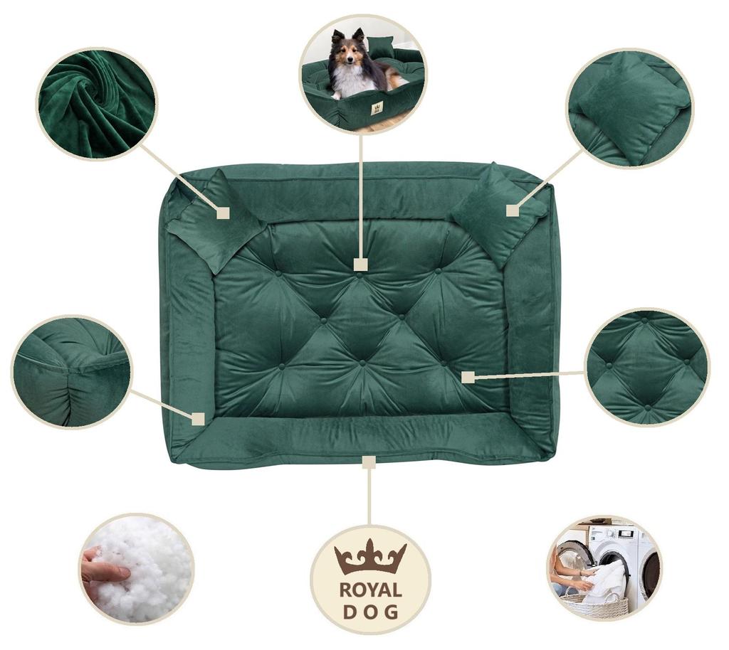 Велюровый лежак для собаки кошки Подстилка Диван Манеж Зеленый Серый 4 размера