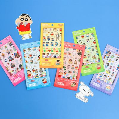 Набор наклеек Crayon Shin-chan на удачу 6 видов