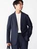 Ships Super Lightweight Hand with Size Size M Men's 2-Button Jacket, Washable/Compatible Co-op, Navy, 117012702,