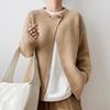 Fashion Autumn Winter Knitted Cardigan Jacket Women Long Sleeve Cardigans Sweater Chic Two Buttons Vintage Korean Sweaters 29248