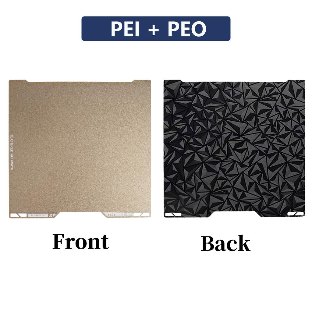 H2D Строительная пластина PEI Гладкая PEO PET PEY Двусторонняя Пружинная Строительная пластина Стальной лист Для Bambu Lab H2D с QR-кодом
