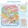 3D Landscape Stickers Multi Style Landscape Notebook Sticker Creative Hand Account Stickers