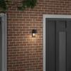 Outdoor Wall Lamp Black 12 x 7 x 15 cm Stainless Steel
