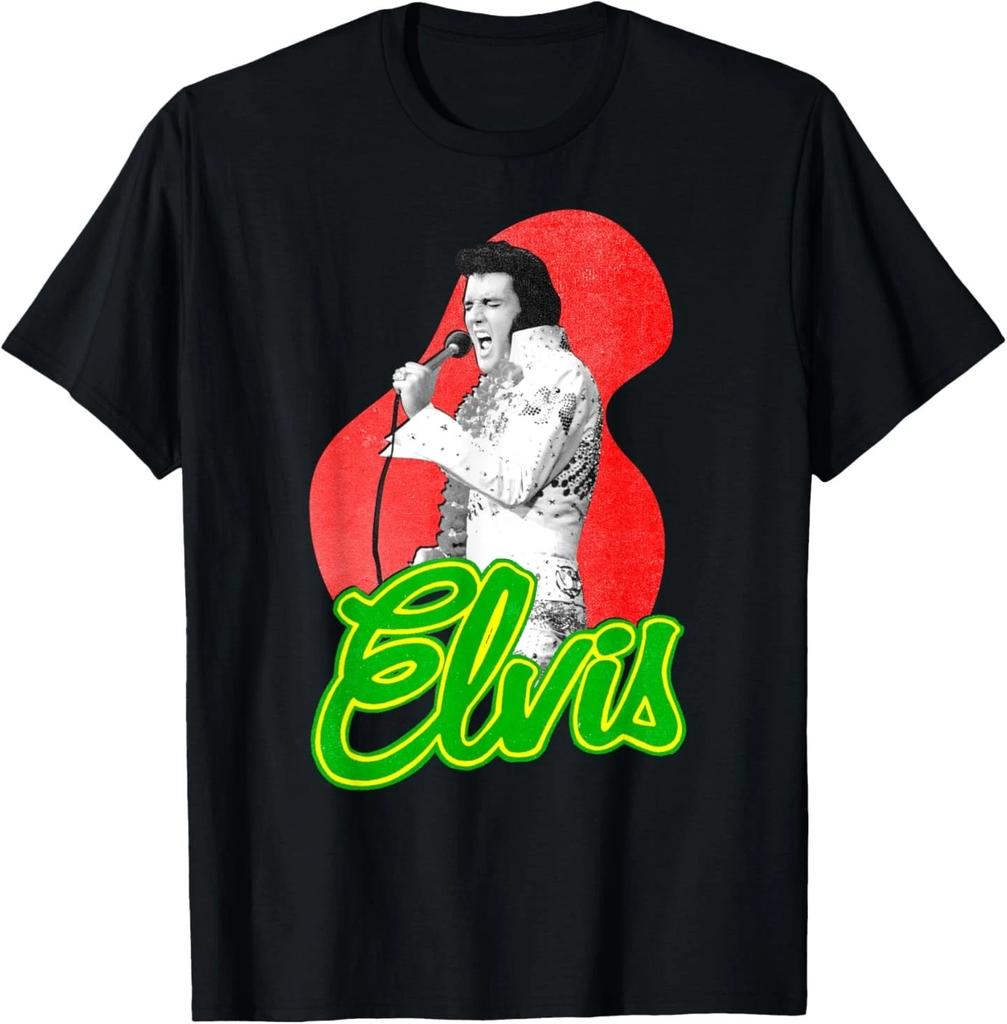 Elvis Presley Official Retro Singing T-Shirt