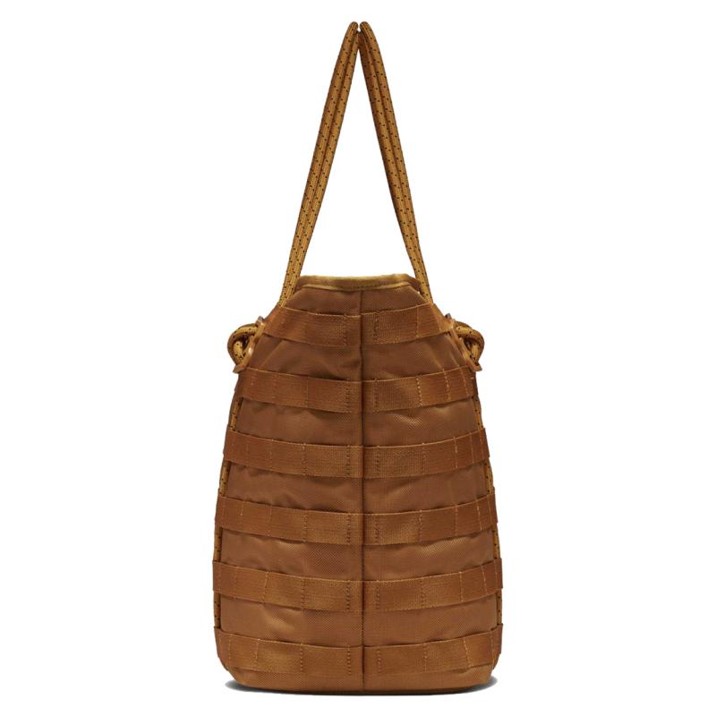 Nike Polyester Tote Bag, Shopping Bag, Shoulder Bag, Handbag Regular Women's Brown Casual BA4989-720