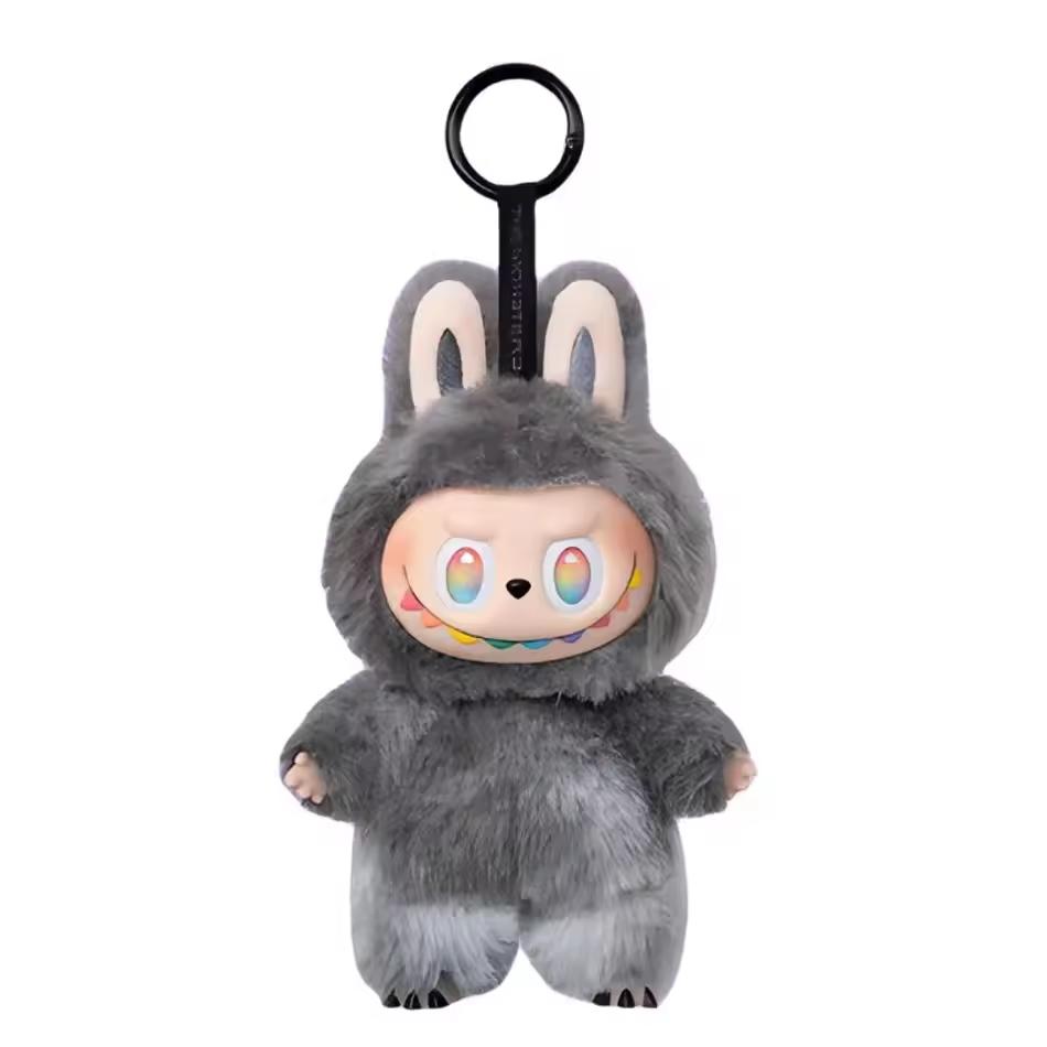Labubu Vinyl Pendant Doll Model Toy Cute Monster Keychain Toys Birthday Gifts
