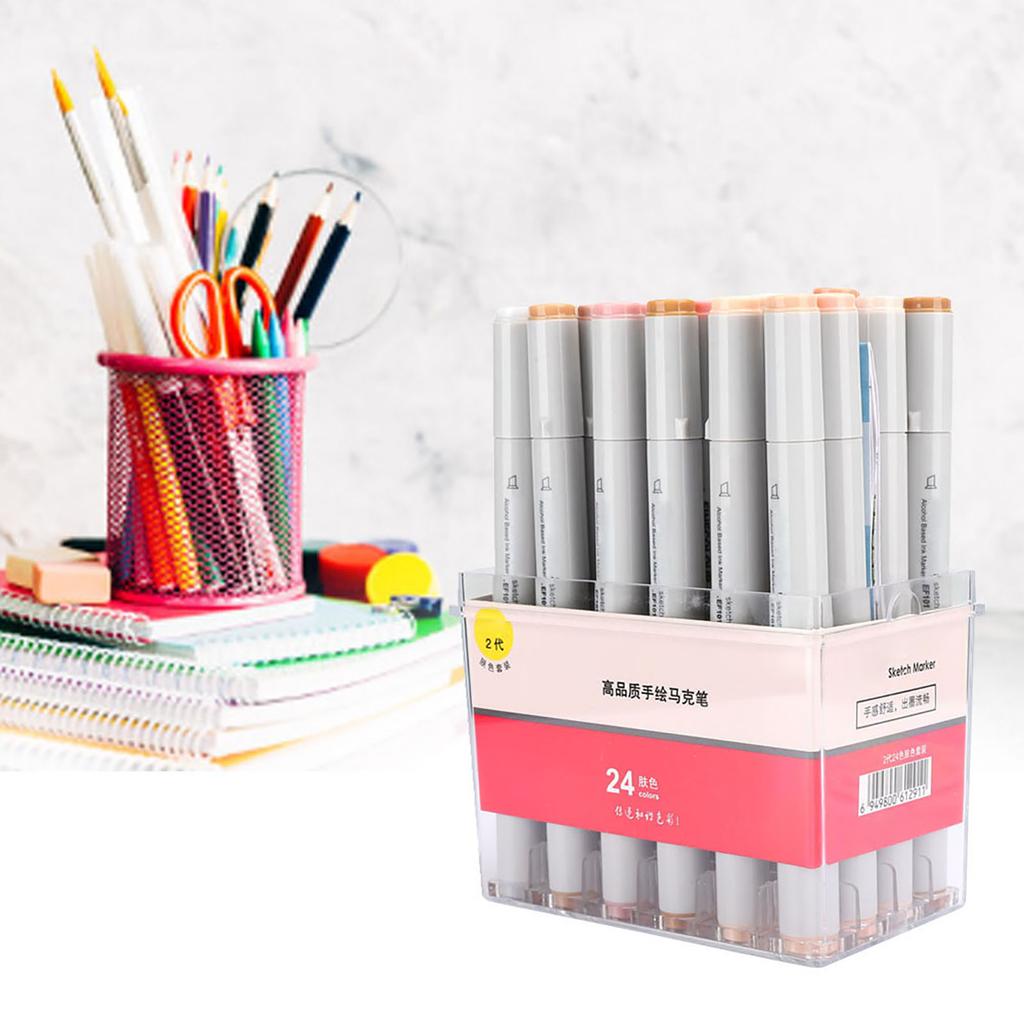 Маркер с двойной головкой, прозрачный набор кистей для рисования, художественные принадлежности, два поколения