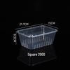 Одноразовые прямоугольные контейнеры для еды на вынос Xiao Yue Ya 2 л