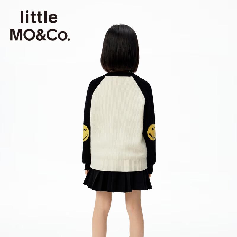 Маленькая MO&Co. x Свитерок из мериносовой шерсти для детей с улыбкой