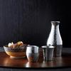Yamaco Stainless Steel Hammered Sake Barrel 29082 Double-Layer Cup, Shape,