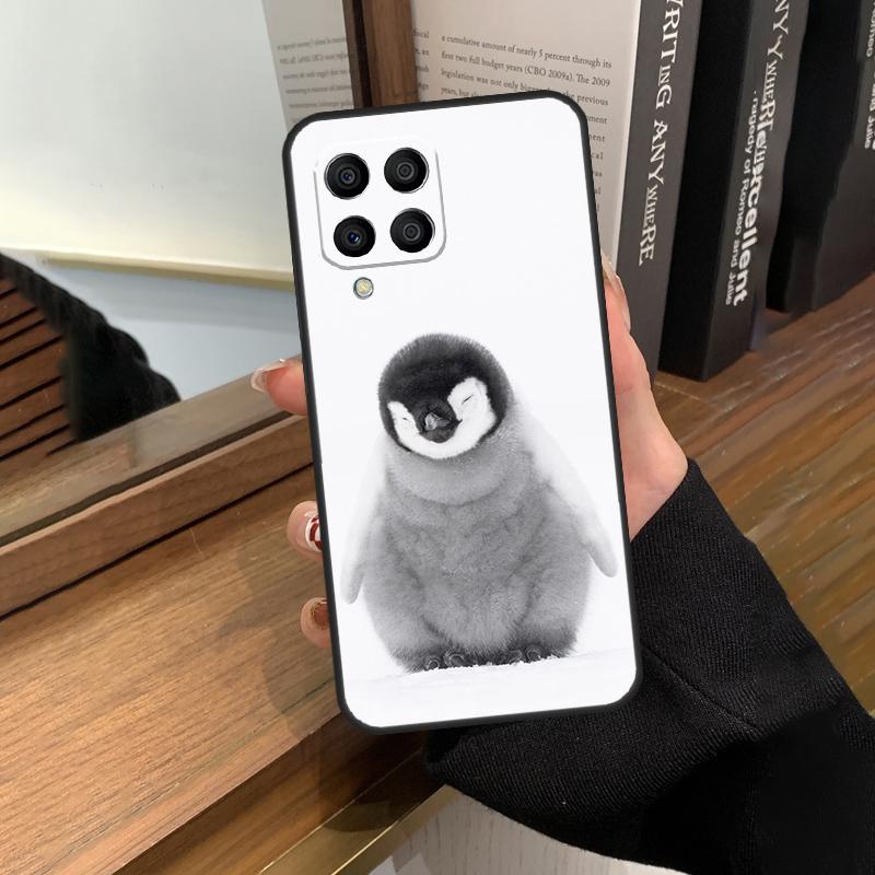 Пингвин Снег Арктика Милое Животное Чехол Для Samsung Galaxy M56 M06 M16 M36 M52 M32 M12 M54 M34 M14 M35 M55 M15 M11 M31 M13 M53