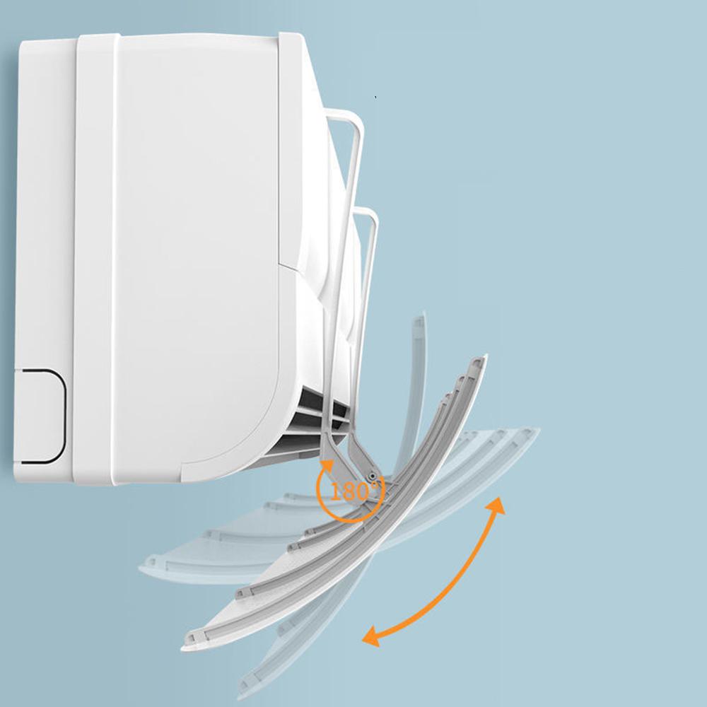 1 шт., дефлектор ветра для кондиционера, противонаправленный обдув, 90*27 см, регулируемое выдвижное лобовое стекло для кондиционера, для домашнего офиса