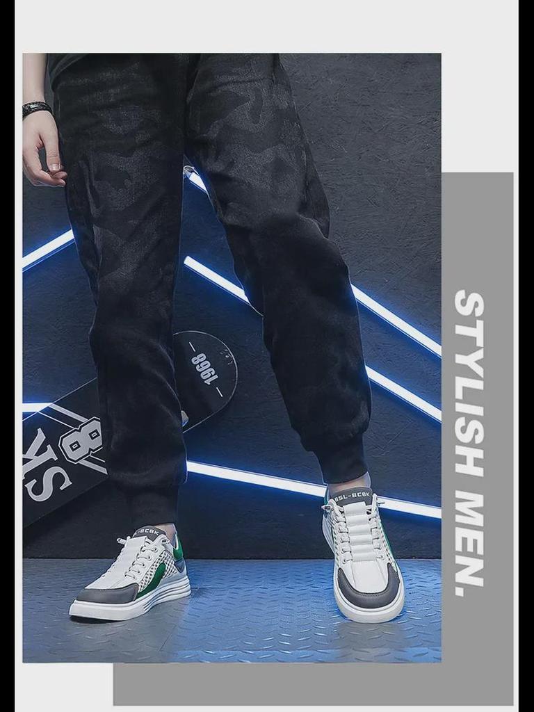 Мужские летние сетчатые кроссовки 2024 года: Дышащая, универсальная, легкая, модная спортивная повседневная обувь