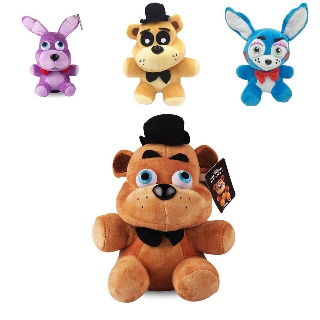 Fnaf Пять Ночей у Фредди Друзья Плюшевая Игрушка Мягкий Подарок 18/25см Желтый Коричневый Фиолетовый Синий Красный Белый