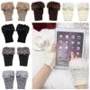 Half Finger Keep Finger Warm Faux Rabbit Hair Gloves Warm Mittens Knitted Gloves Thicken Warm