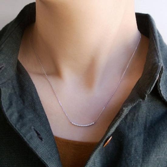 Ожерелье Платиновое Бриллиантовое Правило APVN182545DI [Vendome Aoyama] [Официально]