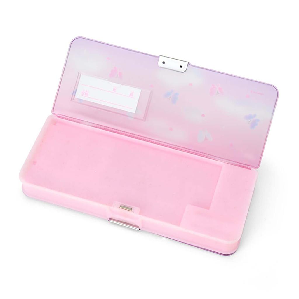 Sanrio My Melody Pencil Opening Holds 6 Includes Mini Sharpener and Name 264962 Double-Sided Case, Double-Sided Type, Pencils, Space,