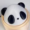 jijijing 3D Printed Steamed Bun Clicker Keychain, Stress Relief Push Button Fidget Toy, Finger Keyring Pendant Backpack Handbag Charm