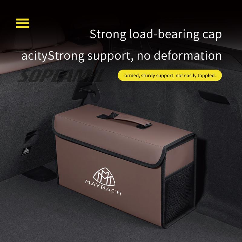 Maybach S Class GLS480 GLS600 S400 S450 S480 S500 S560 S580 S600 S650 S680 Car Trunk Storage Box Foldable Stowing Tidying Bag