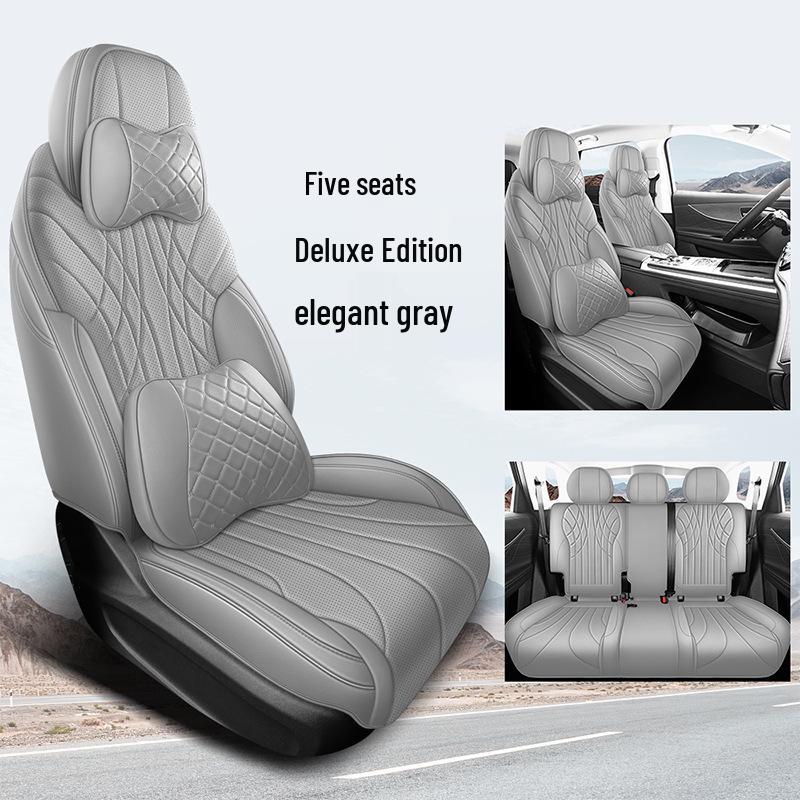 NNL Chery Tiggo 9 Custom Leather Car Seat Covers for 5 & 7-Seaters, Perforated and Sporty.