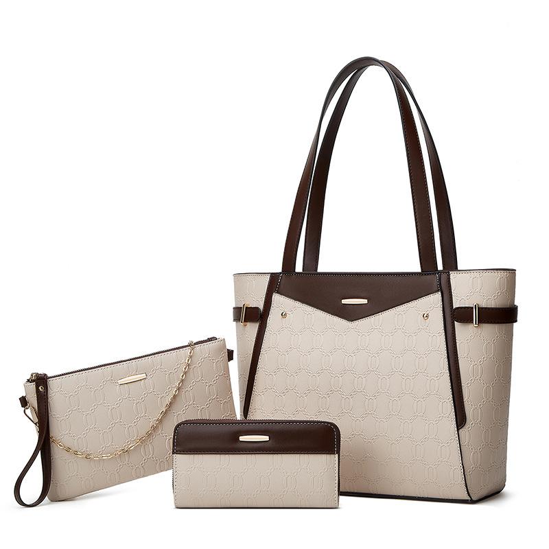 3-Piece Tote Bag Set for Women Fashion Vintage Minimalist Handbag Purse Shoulder Bag 2026 Fall
