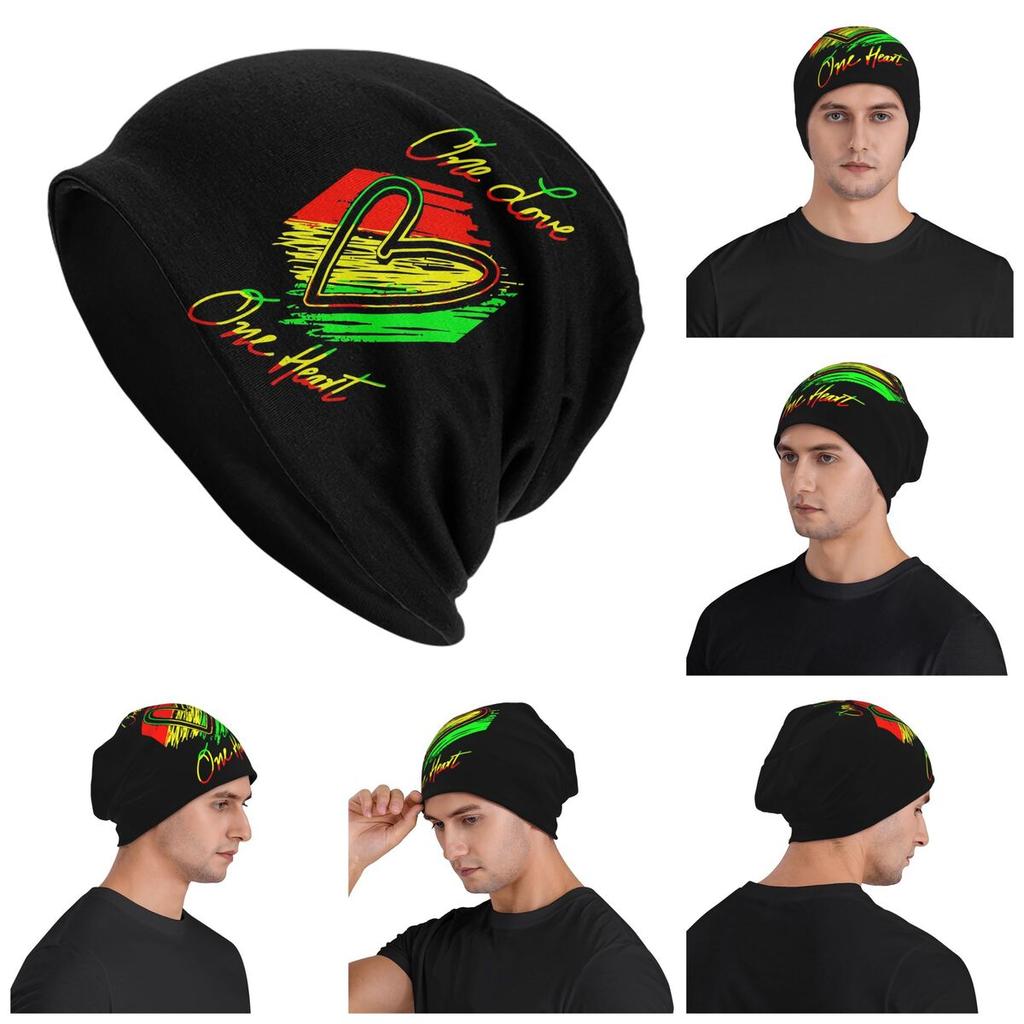 Jamaican Reggae Rasta Lion Jamaica Flag Unisex Beanies Caps Knitted Bonnet Hat Warm Hip Hop Autumn Winter Outdoor Skullies Hats