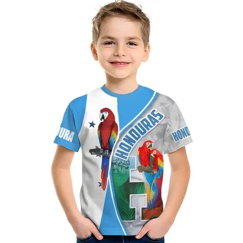 Детская футболка с 3D-принтом, футболка с короткими рукавами для мальчиков, детская летняя одежда с рисунком аниме, футболка с круглым вырезом