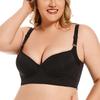 Plus Size Corset Bra Women Push Up Underwire Bra Seamless Full Back Coverage Brassiere Sexy Underwear Deep Cup Lingerie BCDE Cup