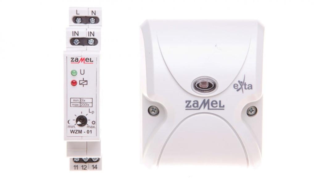 Twilight switch with probe SOS-01 16A 230V 0-200lx AC WZM-01/SOS EXT10000143