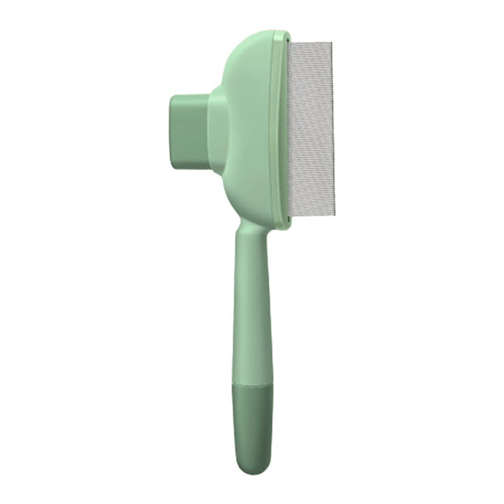 Self Cleaning Flea Comb Knot Removes Cat Grooming Brush for Short and Long Hair Cats