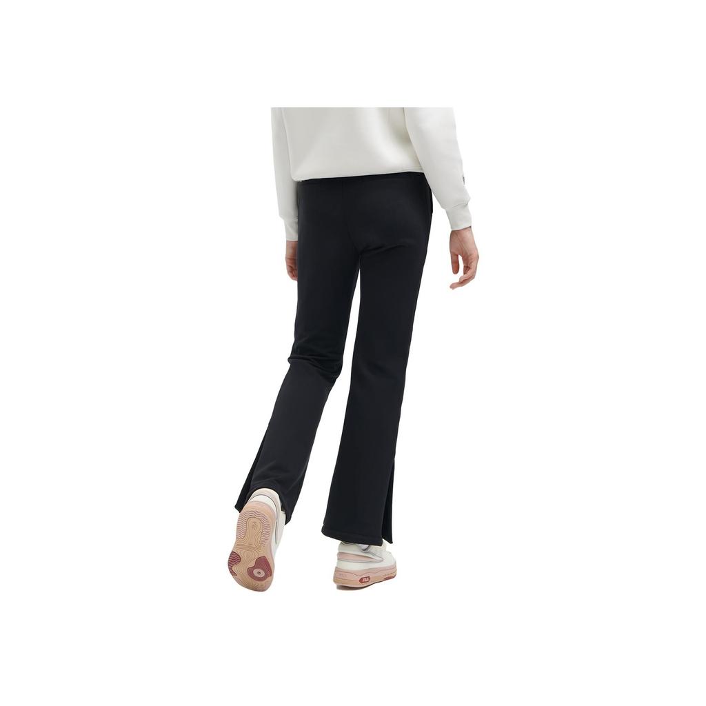 Fila 2023 Осень Новые Простые Облегающие Вязаные Расклешенные Брюки Мужские Брюки Черные F11W348601FBK