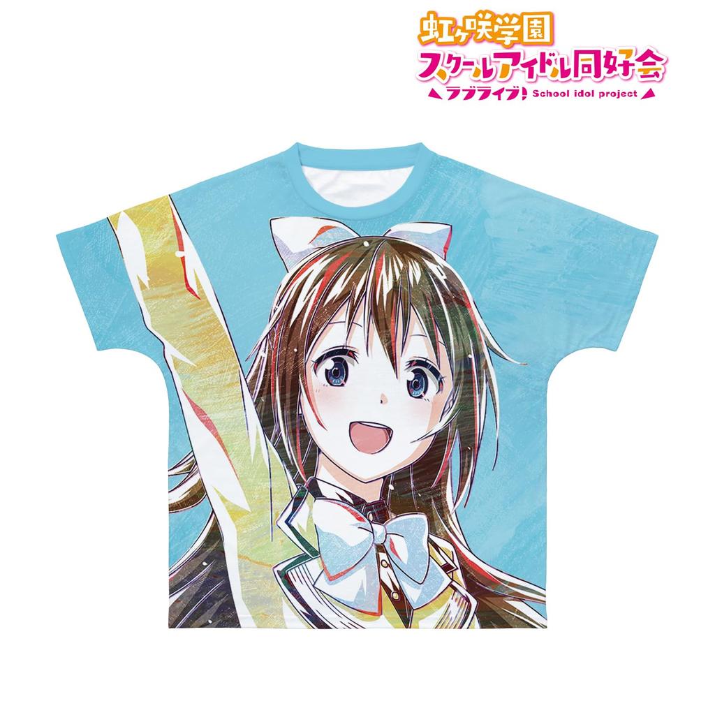 Love Live! Nijigasaki High School Idol Club Shizuku Sakurazaka Ani Art Full Graphic T-Shirt Unisex XXS Size