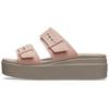 (WMNS) Crocs Pale Blush Brooklyn Sandal 'Brown Beige' Women's 207431-6RL