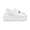 Crocs Crush Clog EVA Lost Saturn Уличная мода Простые и универсальные Винтажный стиль Обувь с отверстиями Женская Белая