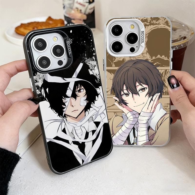 Мягкий чехол для телефона Bungo Stray Dogs Дазай для iPhone 15 16 17 Pro Max 17Air 16E 14 Plus 13 12 Mini Ударопрочный чехол Задняя крышка