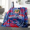Chivas Guadalajara Logo Print Flannel Blanket High Quality Warm Comfortable Cover for All Seasons Perfect for Gifts Home Decor