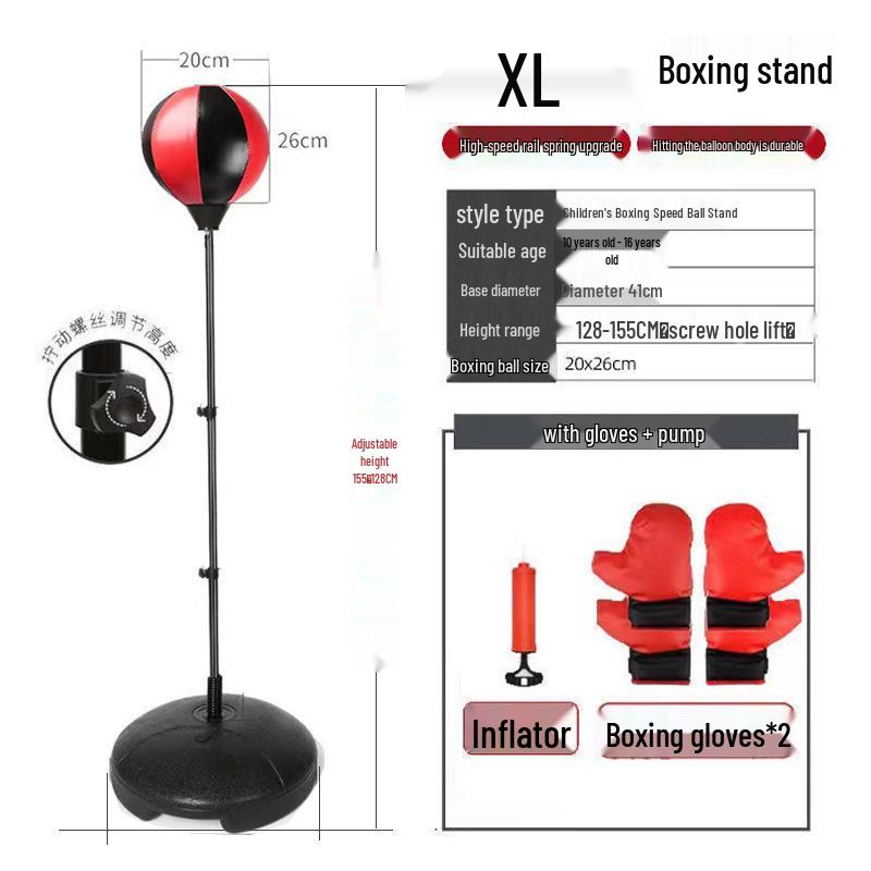 Kids Vertical Punching Ball Boxing Speed Bag Exercise Toy