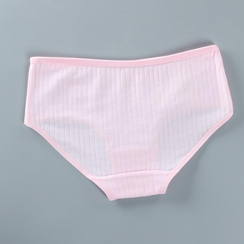 6pc Teenager Briefs Girls Underwear Cotton Briefs Sports Letters Breathable Briefs Pupils 8-14 Years