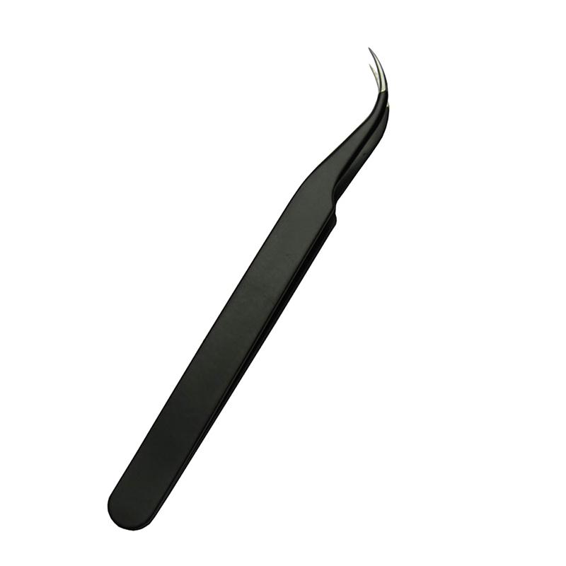 Stainless Blackhead Acne Remover Bend Clip Tool Comedone Tweezer Curved Pimple