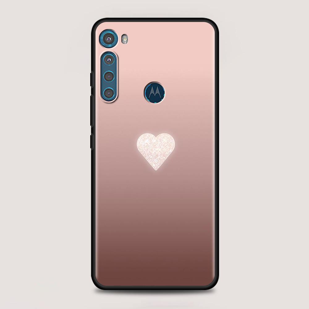 Роскошное изображение с розовой розой для MOTOROLA One Fusion, чехол для Moto G10 G9 G8 Plus Play Power One G20 G30 G40 G50 G60 Edge 20 Shell