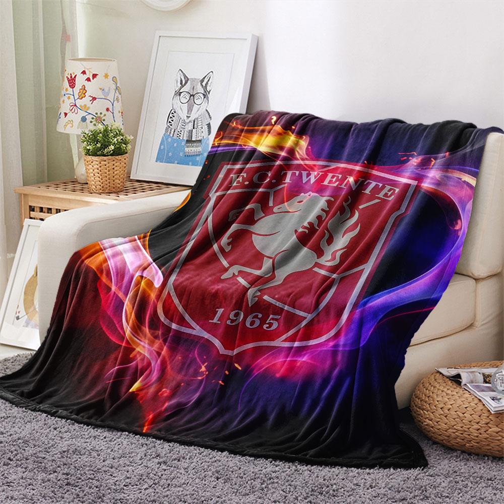 F.C. Twente FlAannel Blanket, High quality Comfortable for All Seasons, Home Decor, Warmth and Comfort