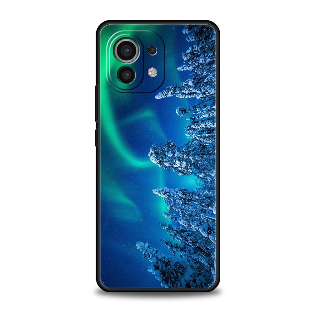 Зимний чехол для путешествий с природой и снегом для Xiaomi Poco X4 X3 NFC F3 F4 M3 M4 Mi Note 12T 10 12 11 Ultra 11T Pro 10T Lite 9T 5G