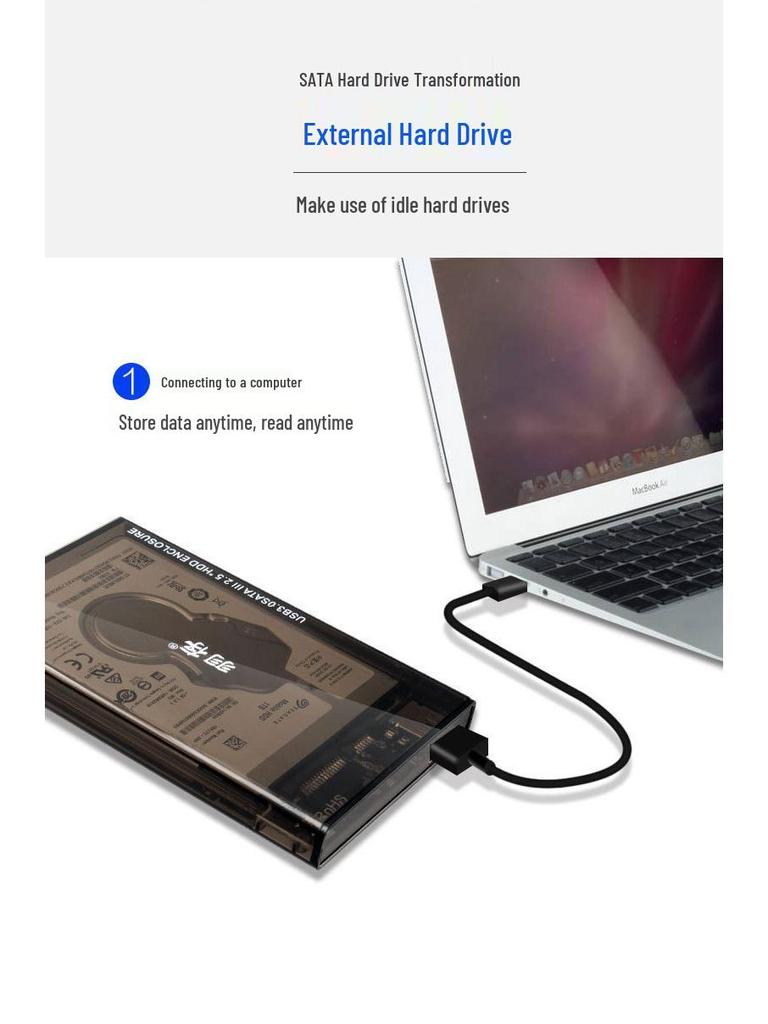 Внешний корпус USB 3.0 для 2,5-дюймового SATA SSD/HDD