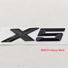 NEW 3D ABS Car Styling Logo X3 X5 Rear Trunk Badge Sticker Emblem Decals For BMW X3 X5 Auto Tail Accessories xs1