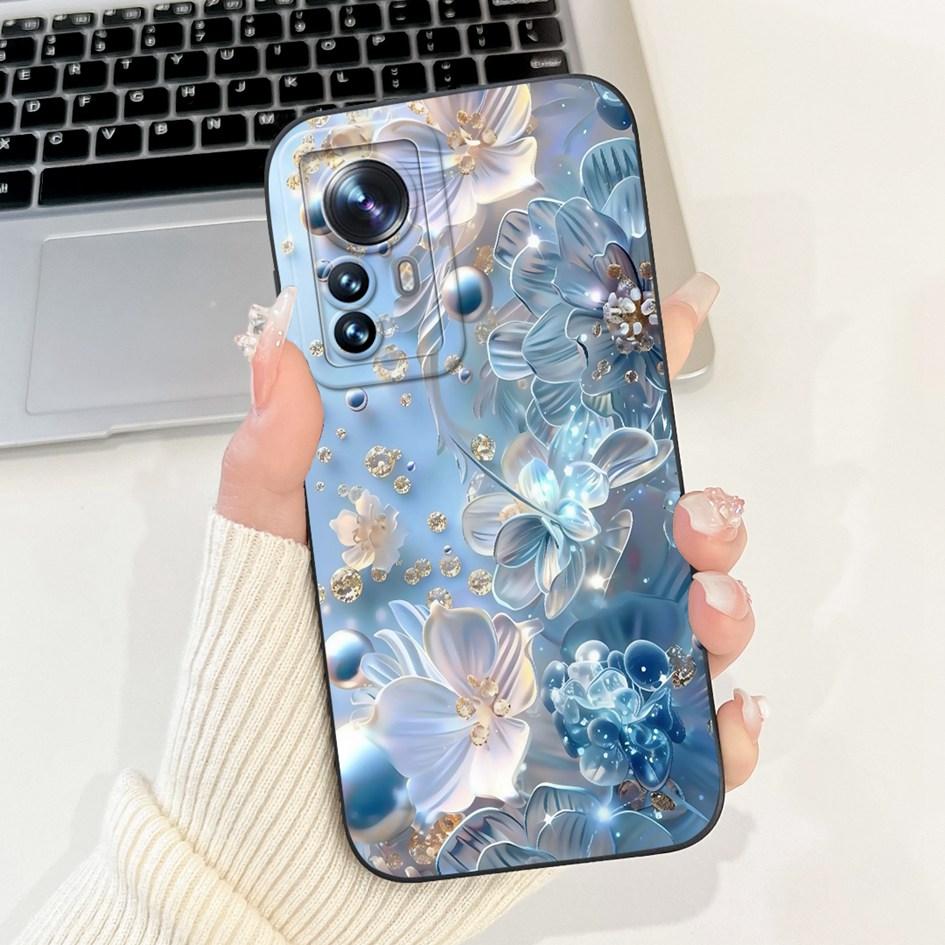 Чехол для Xiaomi 12 Pro Роскошный Расписной Мультяшный Мягкий Силикон Защита Камеры Чехол для Телефона Для Xiaomi 12 12X 12S Mi12 12Pro Funda