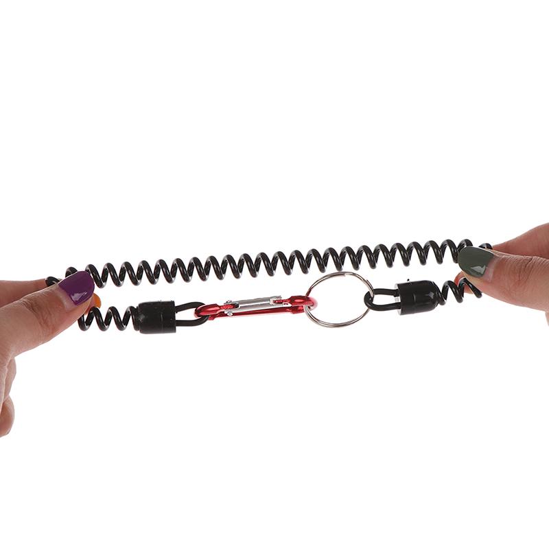 1 шт. Портативный рыболовный шнурок Веревка Катание на лодках Кемпинг Карабин Надежный замок Захват