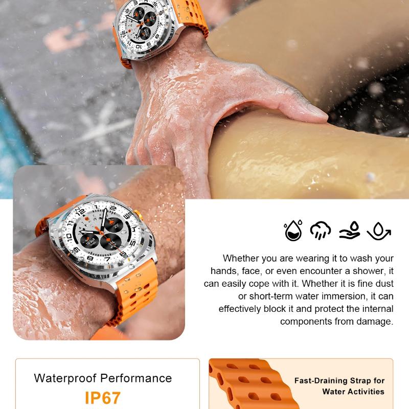 2025 New TWS Smart Watch 2 In 1 With Earphone BT Call Men Watches GPS Track Monitor Play Sport Music SmartWatch For Android IOS