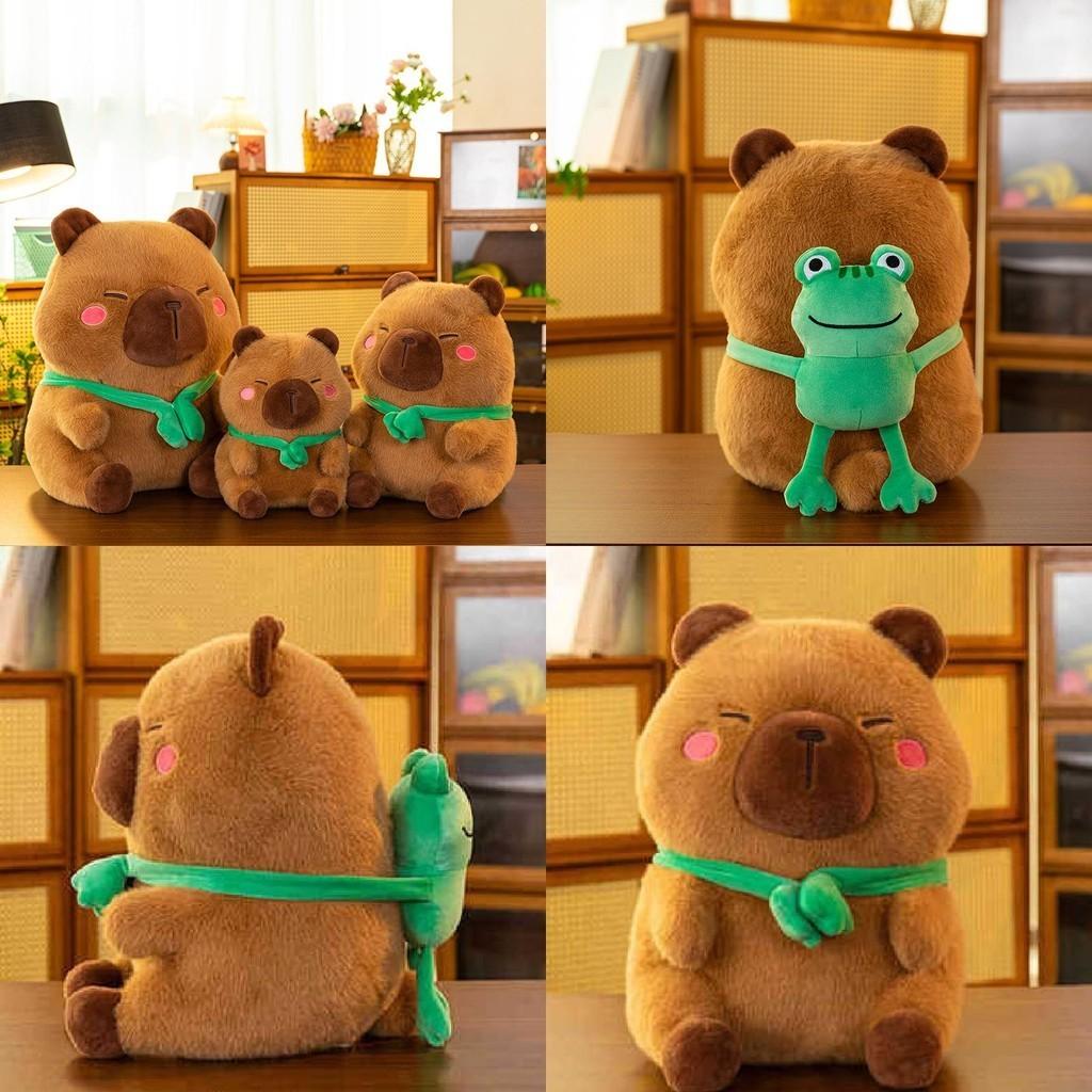 Charming Cute Cartoon Capybara Plush Animal Toy Adorable Kawaii Stuffed Doll