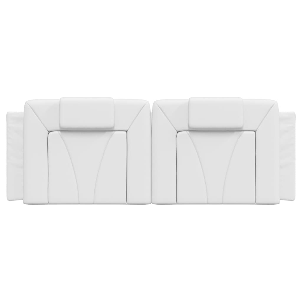 Headboard Cushion Viana White 152 cm Faux Leather